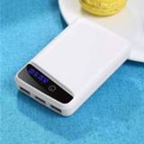 Powerbank 3 USB Micro Power Bank Shell 10000mAh DIY 3*18650 Case Battery Charge Storage Box with Digital Led Display Without