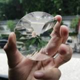 👉 Hanger 1PC 60MM Round Crystals Pendants Prisms Glass Clear Chandelier Crystal Hanging Ornament Suncatcher DIY Crafts Home Decoration