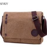 👉 Messenger bag canvas large mannen KVKY Fashion Man Crossbody Men's Vintage Bags Business Shoulder capacity Travel Handbag