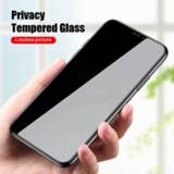 👉 9H Glare Peeping Anti Spy Protective Glass on the For iPhone 7 X XR XS 11 Pro Max screen protector For iPhone 7 8 6 6S Plus
