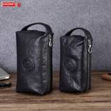 👉 Handtas zwart leather Genuine Clutch Bag New Clutches Men Business Fashion Mobile Phone Bags Black Soft Cotton Versatile Zipper