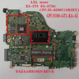 👉 Moederbord E5-575 E5-575G motherboard Mainboard for Acer laptop ZAA X32 DAZAAMB16E0 REV:E CPU:I5-6200U(SR2EY)GPU: N16S-GT1-KA-A2 DDR4 test