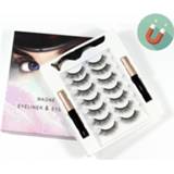 👉 Oogpotlood 7 Pairs Reusable 5D Magnetic Lashes and Eyeliner Kit Comes With 2 Tubes of
