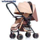 👉 Trolley baby's Wisesonle two way baby stroller ultra light umbrella folding portable Free shipping