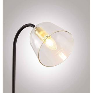 Tafellamp helder glas a++ Lucande Anjita tafellamp, glazen kap