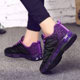 👉 Sneakers vrouwen Fashion Women Lightweight Shoes Outdoor Sports Breathable Mesh Comfort Air Cushion Lace Up Zapatos Mujer