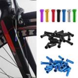 👉 Bike alloy 20/50 Pcs Brake Wire End Cap Aluminum Shifter Cable Protection Cover Bicycle Crimps Durable High Quality 6 colors