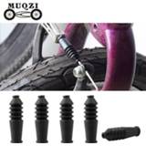 👉 Bike rubber MUQZI 4pcs V Brake Cable Protector Boots Sleev MTB Road Bicycle Inner Line Dust-Proof Sleeves