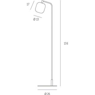 👉 Vloerlamp wit opaal mat glas a++ senioren Casablanca Bagan vloerlamp, glazen kap opaalwit