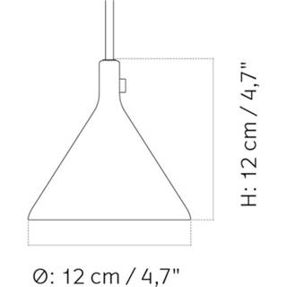 👉 Hanglamp zwart aluminium warmwit a+ Tom Chung Menu Cast LED in zwart, Shape 1