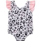 👉 Bikini baby's kinderen meisjes Toddler Baby Kids Girl Swimwear Summer Leopard Printed Ruffle One Piece Swimsuit Beach Bathing Suit Swimming Clothes