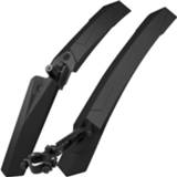 👉 Bike Quick Release Mountain Fenders 2PCS Front Rear Cycling Mudguard MTB Bicycle Wings With LED Light Accessories