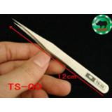 👉 Tweezer Japanese RHINO TS-00 Tweezers 12cm High-precision Super Hard Sharp Forceps For Repairing Watch or Mobile Tools