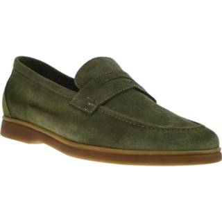 👉 Moccasins suede herenschoenen male groen Braend Mocassins 2000001560471