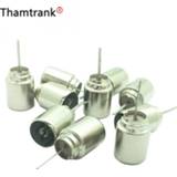 👉 F-connector 10pcs/lot Metal TV Female Coaxial Coax RF Adapter Connectors DVB-T PAL Plug Jack Socket Soldering Wire Connector