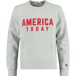 👉 Sweater katoen male grijs America Today simon jr 8715639758261
