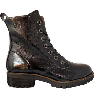 👉 Veterboots lak vrouwen zwart Piedi Nudi