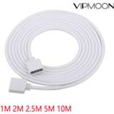 👉 F-connector 5pin RGBW RGBCW led connector Extension Cable cord Wire+ needle connectors 1M 2M 5M 10M for 5050 3528 RGBWW Strip light