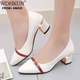 👉 Shoe vrouwen WDHKUN 2020 Summer Office Shoes Women Pumps High Heels Party Simple Pointed Shallow Woman 236