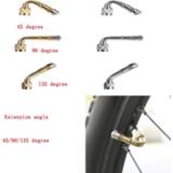 👉 Bike brass Air Tyre Valve Extender 45/90/135 Degree Angle Motorcycle Adaptor Inflatable Tube Extension Adapter