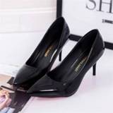 Shoe vrouwen 2019 Women Pumps High heels Pointed Toe Female Wedding Shoes Sexy Heel for Shallow Spike Spring/autumn