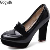 👉 Shoe leather 48 vrouwen Gdgydh Plus Size Ladies High Heel Shoes Spring Summer Genuine Womens Pumps Platform Sexy Dress Footwear Ol New