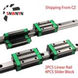 👉 Router 2PCS HGR15 HGR20 Square Linear Guide Rail 1000/1200/1500mm + 4PCS Slide Block Carriages HGH15CA/HGH20CA For CNC Engraving