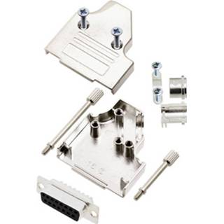 👉 Connectorset TRU COMPONENTS TCMHDM3515DMSK 7708660 D-sub female connector-set 35 ° Aantal polen: 15 Soldeerkelk 1 stuk(s) 2050005910871