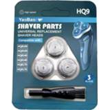 👉 Scheermesje steel 3pcs Razor Heads for Philips Norelco HQ9 Stainless HQ8100 HQ8140 HQ9100, HQ9140 HQ8241 HQ8250 HQ9090 HQ9161 HQ8260 HQ8261