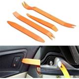 👉 Draagbare radio plastic 4pcsVehicleaccessorie Car Door Body Clip Panel Trim Dash Audio Removal Pry Tool Kit Accessories Carkit