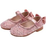 Shoe leather meisjes kinderen baby's Spring Girls Shoes Princess Fashion Rhinestone Bowtie Flat Casual Kids Baby Dancing SHS017