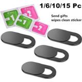 👉 Webcam 1/6/10/15pcs cover Privacy Sticker Magnet Slider Camera Universal Antispy For iPad iPhone Web Laptop PC Tablet
