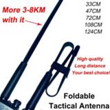 👉 Draagbare radio 2020 Walkie Talkie Foldable CS Tactical Antenna Baofeng UV-5R UV82 SMA-Female Dual Band UV-9R Plus Ham Accessories