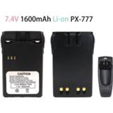 👉 Draagbare radio 1600mAh Li-ion Battery for Puxing PX-328 PX-777 PX-888K PX888 PX728 Plus