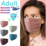 👉 Gezichtsmasker Cotton Facemask Adult Floral Print Breathable Mouth Masks Adjustable Washable Face Protector Mask Dust-proof Fashion mascarillas