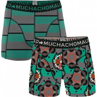 👉 Ondermode XXL male print Muchachomalo Men 2-pack shorts like based life 8718168814040