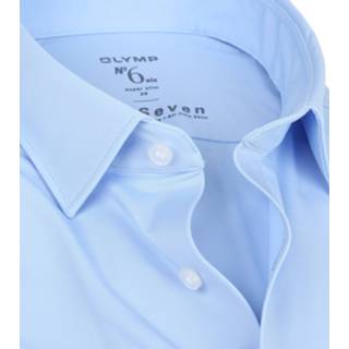 👉 Overhemd blauw nylon male OLYMP No'6 24/Seven 4063402254248 2900032450010