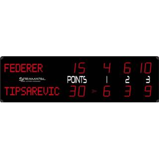 👉 Unisize Stramatel tennisscorebord 