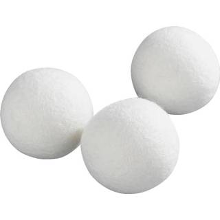 👉 Drogerbal wit vilt unisex bespaar energie Set van 3 drogerballen Wenko 4008838853313