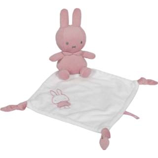 👉 Knuffeldoek roze baby's Nijntje Baby Rib Knuffeldoekje Pink 8713291666146