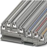 👉 Phoenix Contact PTIO 1,5/S/5/U-BK/O-WH 3244472 Initiator- en actuatorklem 0.14 mm² 1.5 mm² Grijs 50 stuk(s)