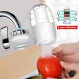 Waterfilter 7 Layer Water Filter Replacement Tap Purifier Kitchen Faucet Washable Ceramic Percolator Filtro Rust Bacteria Removal