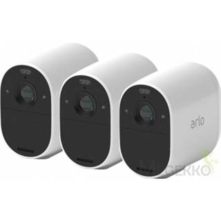 👉 Spotlight Arlo Essential x 3 IP-beveiligingscamera Binnen & buiten Doos Plafond/muur