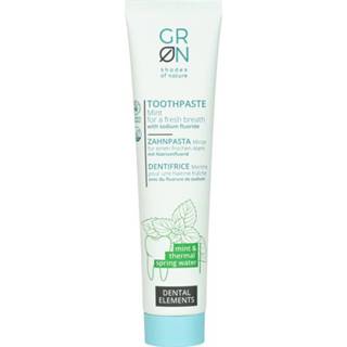 👉 Tandpasta gezondheid GRN Dental Elements Mint & Thermaal Water 4260631130538