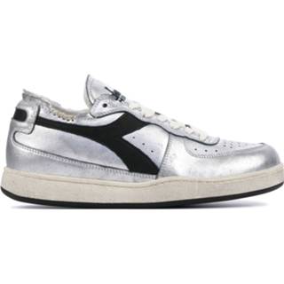 👉 Dames sneaker leder zilver vrouwen Diadora Heritage Sneakers in (Zilver) 8719656167488