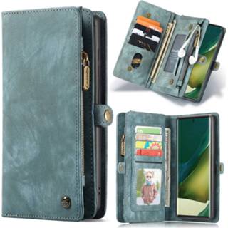 👉 Portemonnee blauw kunstleer hoes Caseme - vintage 2 in 1 Samsung Galaxy Note 20 Ultra 9145425532987