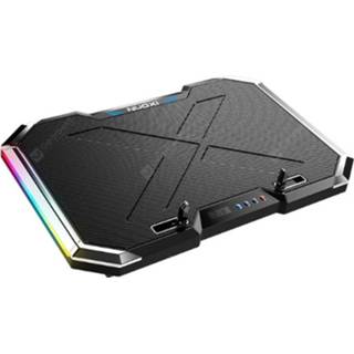 Gaming laptop Q8 Cooler 6 Fans LED Sn Cooling Pad Notebook Stand RGB Lighting Radiator