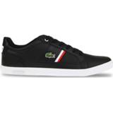 👉 Zwart unisex stock mannen leer Lacoste Europa 120 Heren
