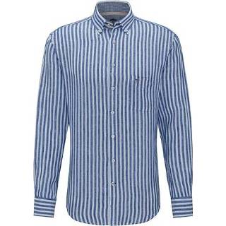 👉 Overhemd blauw XL overhemden male Fynch-Hatton streep 4056513871923