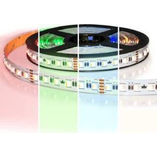 👉 RGBW LED strip multicolor wit 7 meter Pro met 96 leds per - en Helder losse